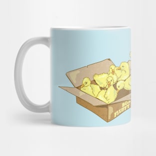 Box of fluffy ducks Mug